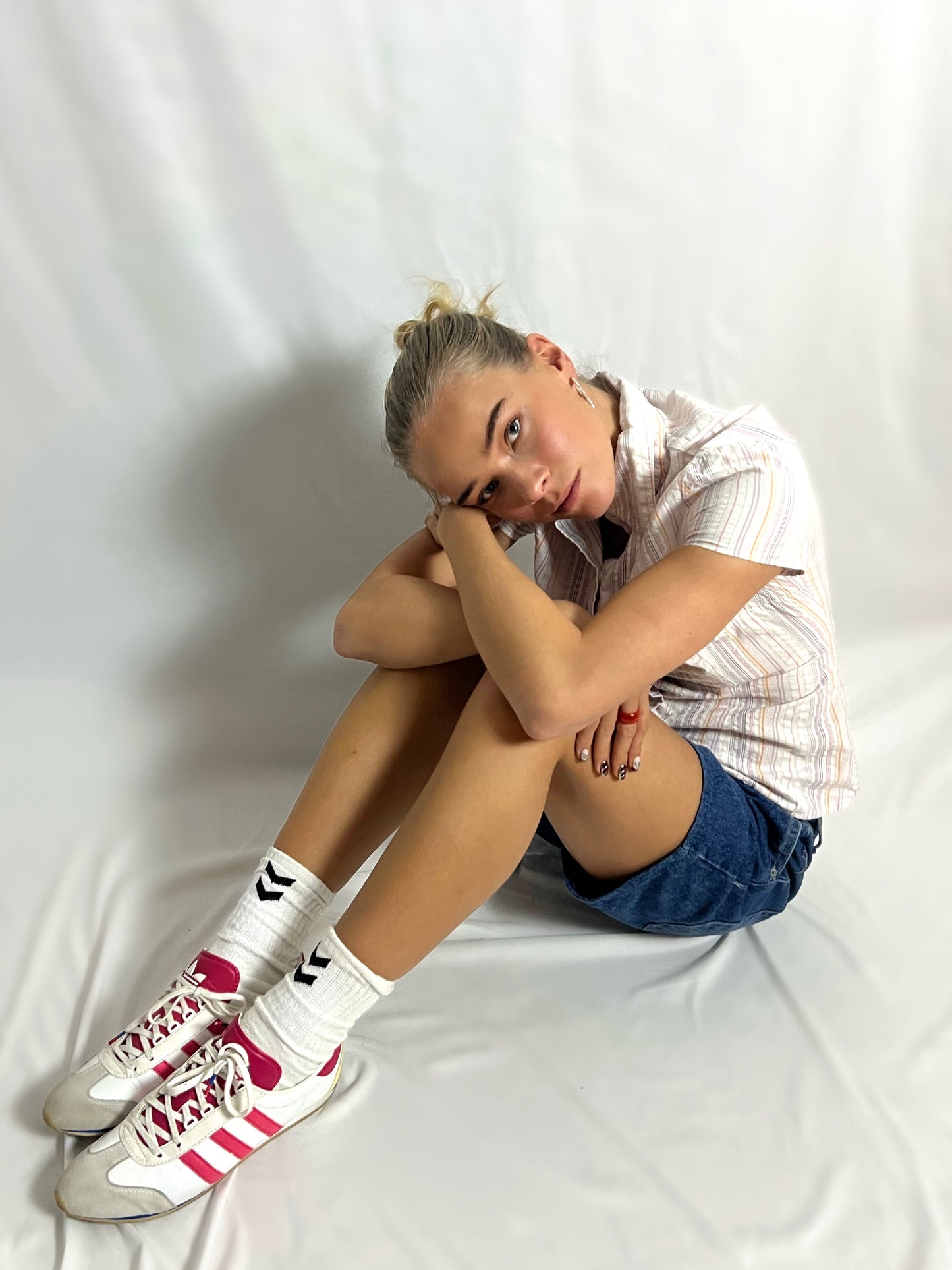 Vintage Adidas sneakers w/reflextion, Str 39
