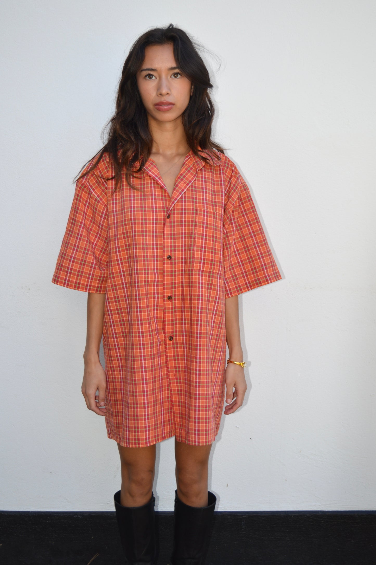 a. Oversized Button up, L