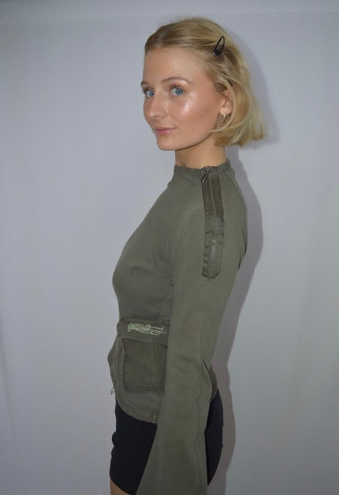 Vintage Calvin Klein long sleeve, M
