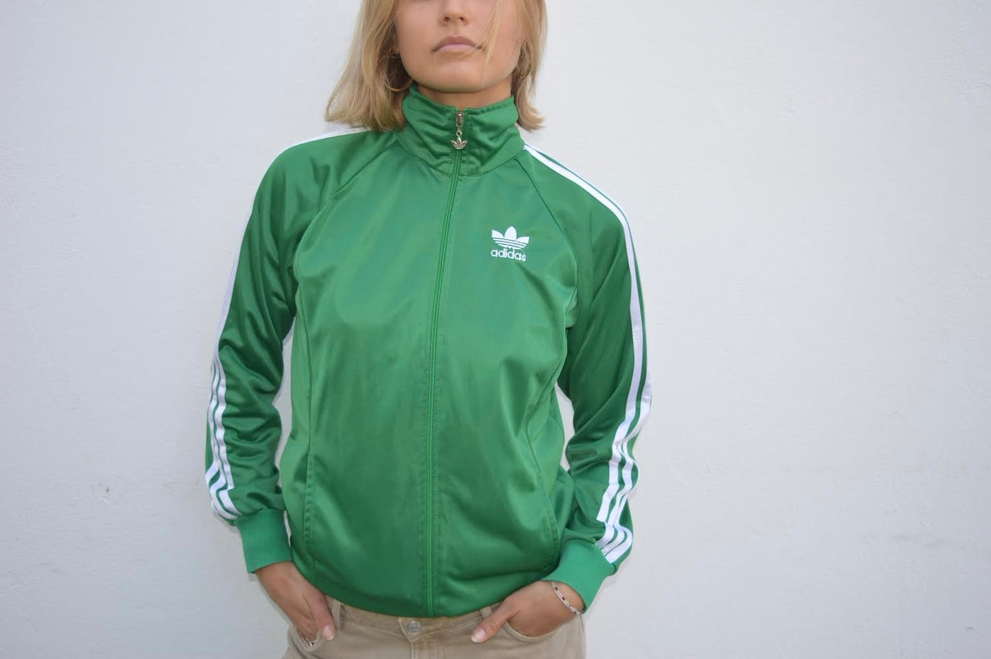 Zip up adidas, M