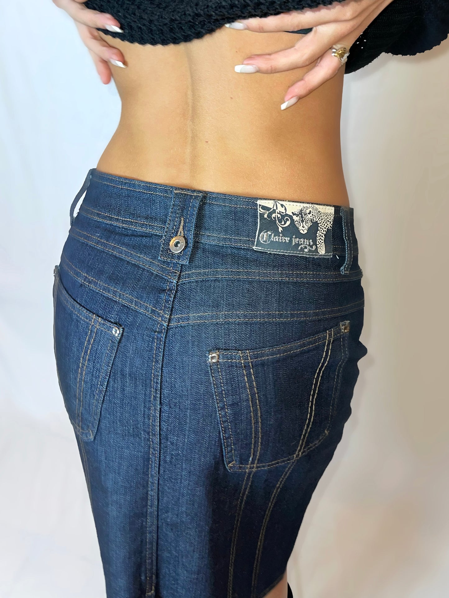 Midi denim skirt, EU38