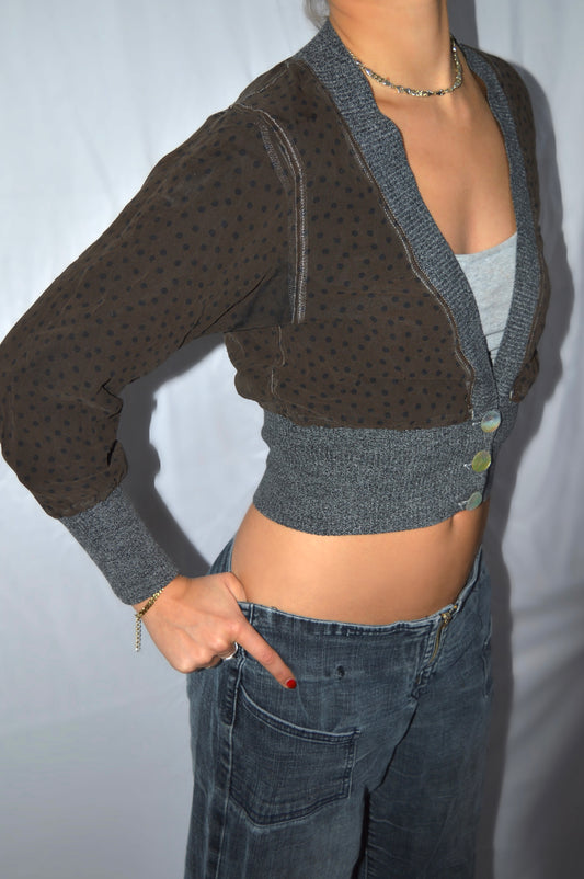 Cardigan detailed, S