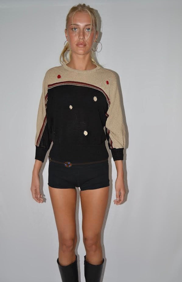 Vintage shirt w/ design, S/M