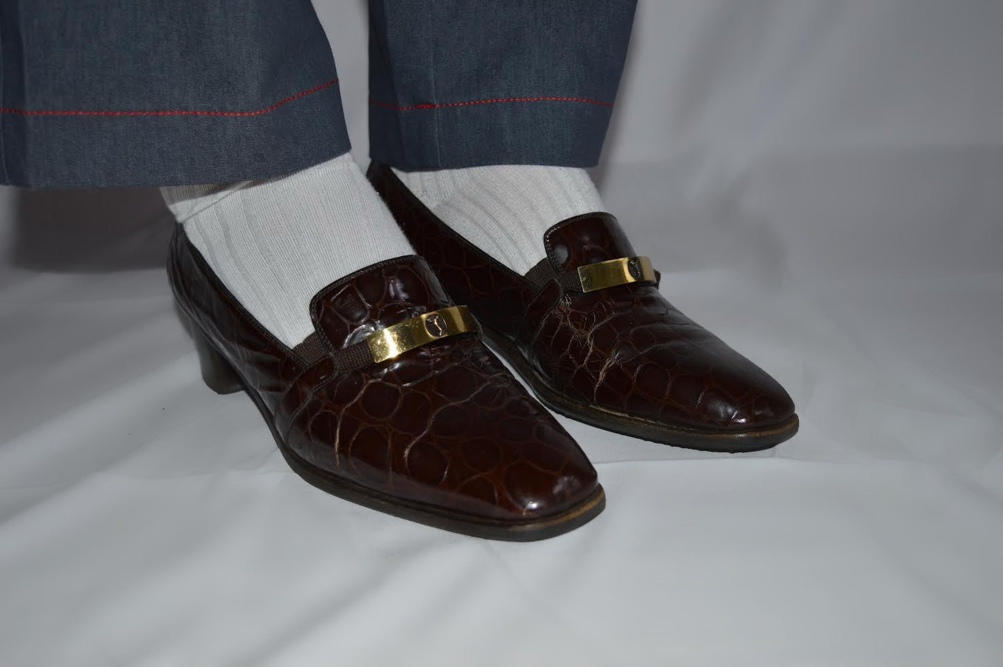 Loafers w/ heel, EU39