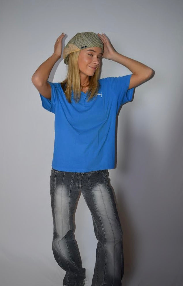 Puma T-shirt blue, L