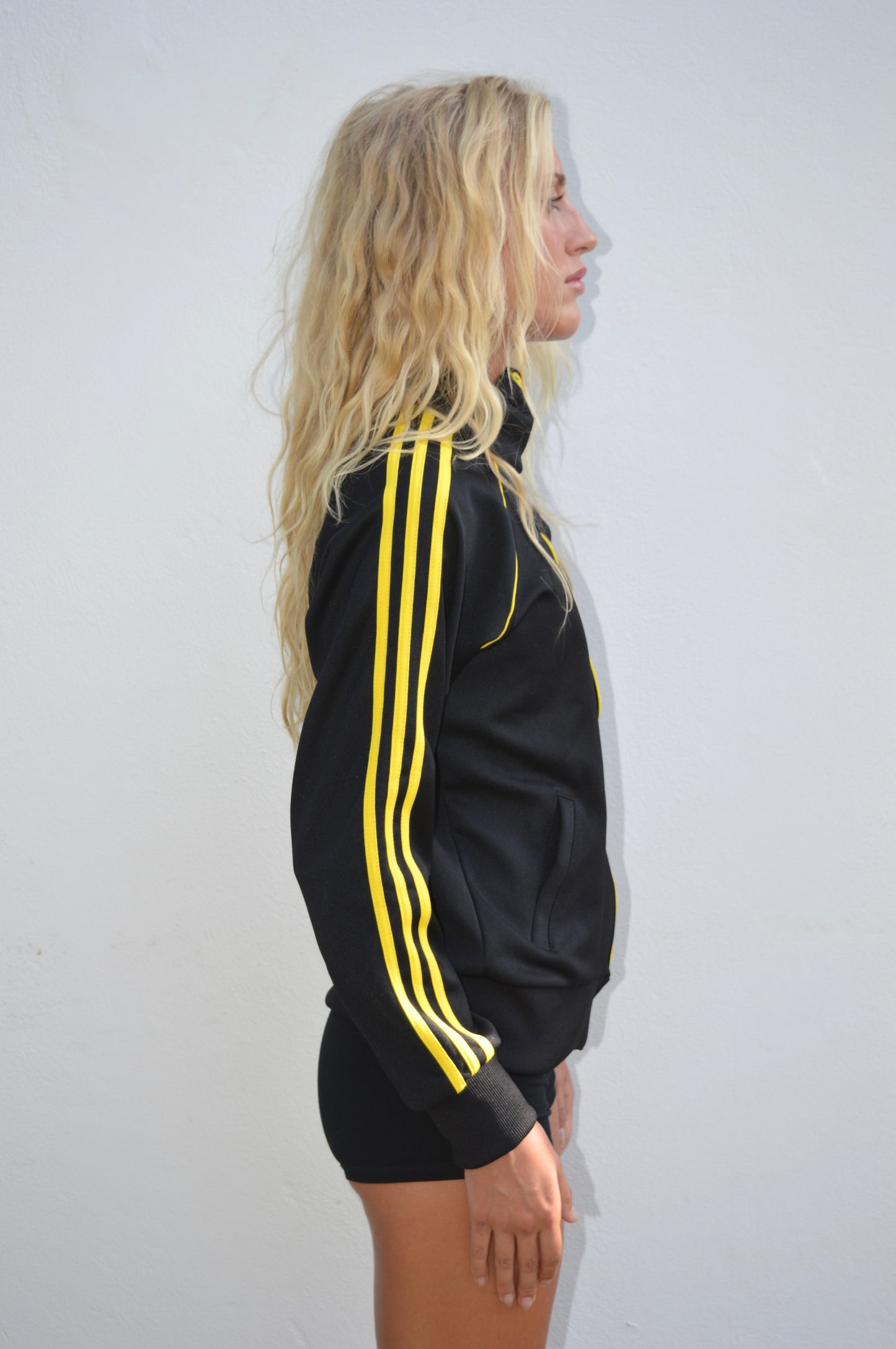 a. Adidas zip-up, M