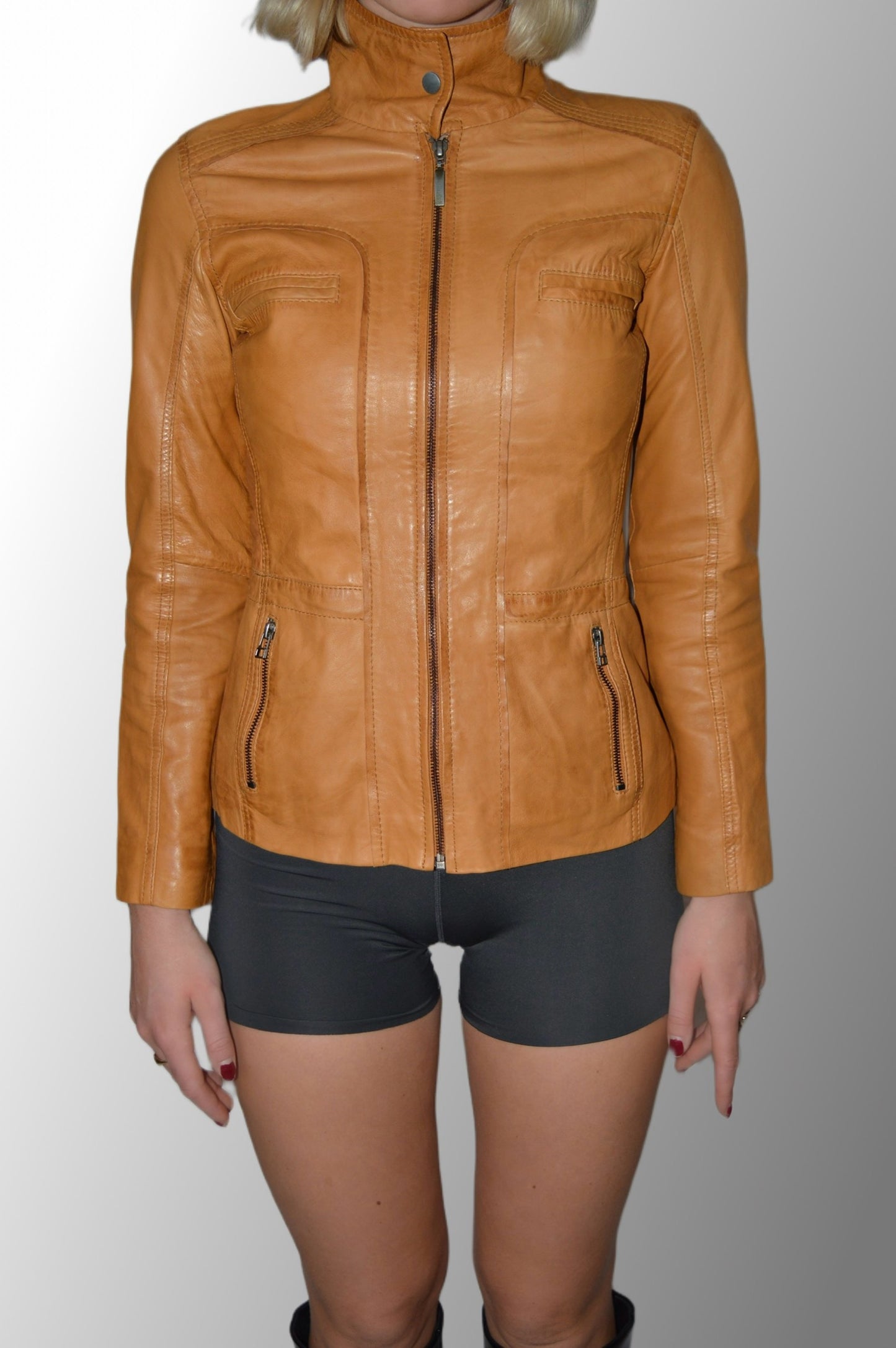 Vintage leather jacket, M