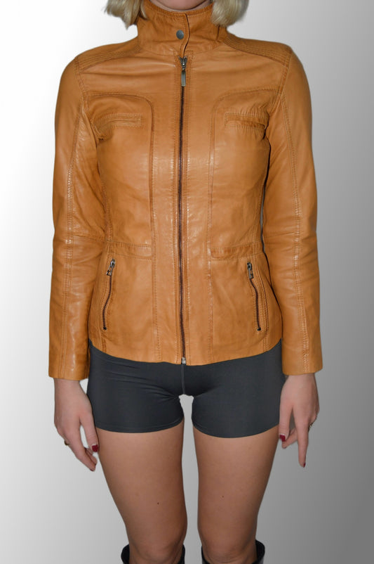 Vintage leather jacket, M