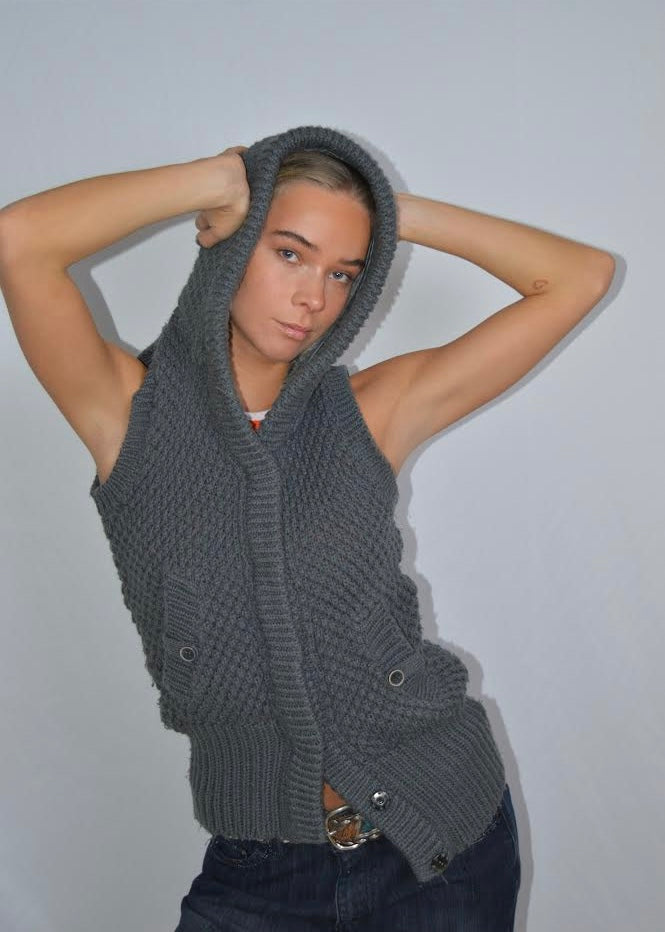 sweater-hoodie asymmetrical , M