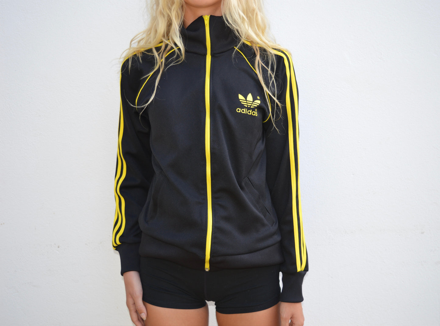 a. Adidas zip-up, M